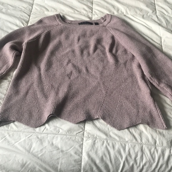 Cyrus Mauve cropped sweater - Picture 2 of 5